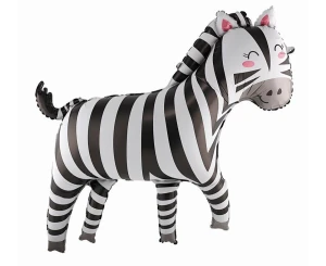 Balon foliowy Zebra 80 x 78 cm