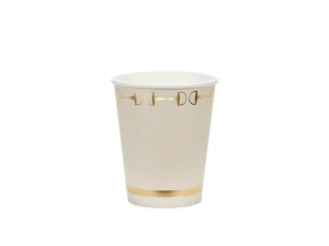 Kubeczki papierowe Strzemiona beż 220 ml 6 szt.