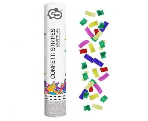 Konfetti pneumatyczne mix wielokolorowe 30 cm