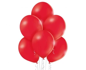 Balon lateksowy Pastel Red czerwony 29 cm