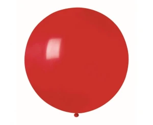 Balon lateksowy kula 45 Pastel czerwony 75 cm