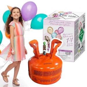 Butla z helem - XS (do 14 balonów) do samodzielnego napełniania balonów