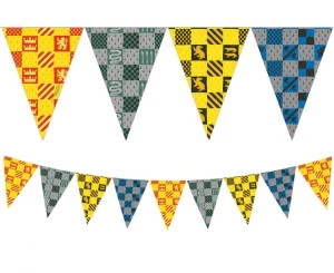 Baner Harry Potter Hogwarts Houses flagi