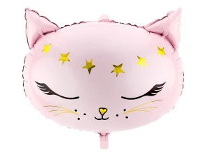 Balon foliowy Kotek różowy 48 x 36 cm