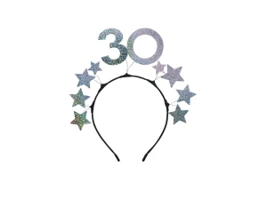 Opaska z gwiazdkami 30 złota