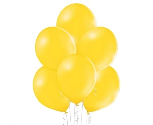 Balon lateksowy Pastel Bright żółty jasnożółty 29 cm