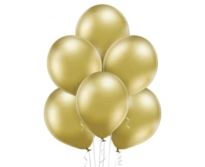 Balon lateksowy Glossy Gold złoty 29 cm