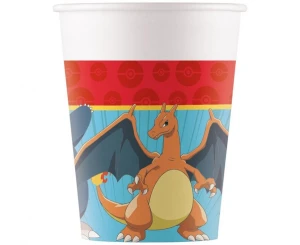Kubeczki papierowe Pokemon 200 ml 8 szt.
