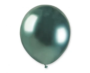 Balon lateksowy Shiny zielony 13 cm