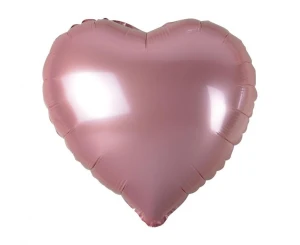Balon foliowy Walentynki Serce różowy 45 cm