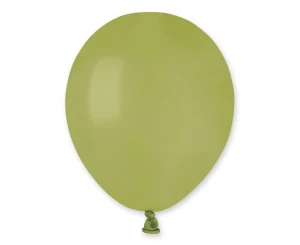 Balon lateksowy Pastel zielony oliwkowy 13 cm