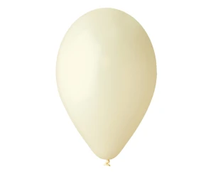 Balon lateksowy Pastel kość słoniowa 30 cm