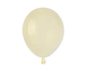 Balon lateksowy Pastel kość słoniowa 13 cm