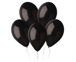 Balon lateksowy Pastel czarny 30 cm