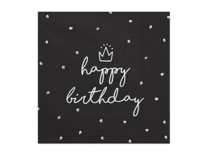 Serwetki papierowe Happy Birthday 33 x 33 cm 20 szt.