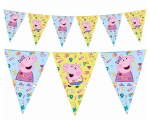 Baner Świnka Peppa 9 flag 230 cm