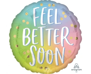 Balon foliowy Feel better ombre 45 cm