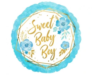 Balon foliowy Baby Shower Baby boy 45 cm
