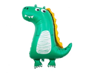 Balon foliowy Dinozaur zielony 70 cm