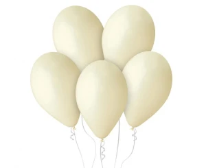 Balon lateksowy Pastel kość słoniowa 30 cm