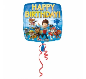 Balon foliowy Happy Birthday Psi Patrol 45 cm