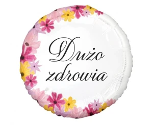 Balon foliowy Dużo zdrowia 45 cm