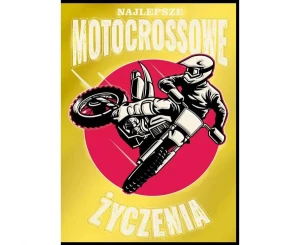 Kartka okolicznościowa B6 MOTOR, 1 szt.