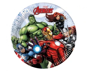 Talerzyki papierowe Avengers 20 cm 8 szt.