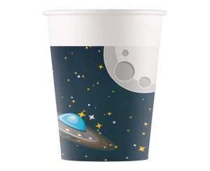 Kubeczki papierowe Rocket Space 200 ml 8 szt.
