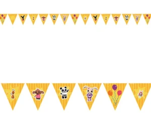 Baner papierowy Bing żółty 330 cm