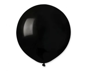 Balon lateksowy Pastel Black czarny 50 cm