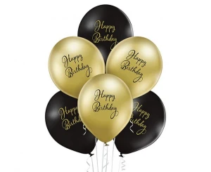 Balony lateksowe Happy Birthday 6 szt.
