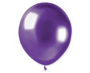 Balon lateksowy Shiny fioletowy 13 cm