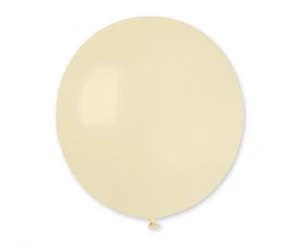 Balon lateksowy Pastel kość słoniowa 50 cm