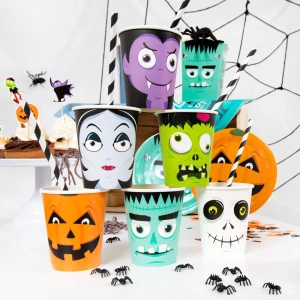 Kubki Halloween Monsters 9 cm 6 szt.