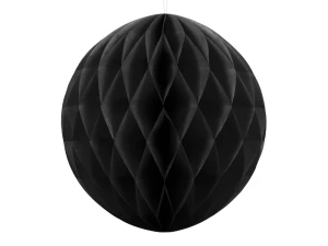 Kula bibułowa czarna 40 cm