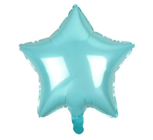 Balon foliowy Gwiazda jasnoniebieski 50 cm