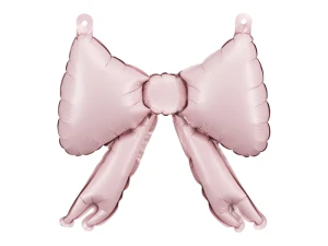 Balony foliowe do girland Kokardy pudrowy róż 25,5 x 25 cm 5 szt.