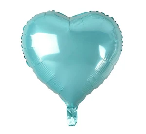 Balon foliowy Serce jasnoniebieski 45 cm