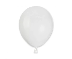 Balon lateksowy Pastel biały 13 cm