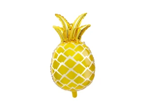 Balon foliowy Ananas złoty 38 x 63 cm