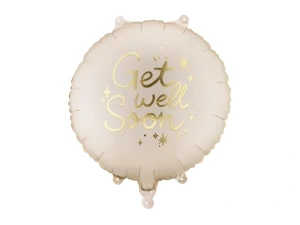 Balon foliowy pastylka Get Well Soon 35 x 35 cm