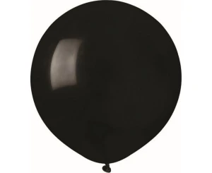 Balon lateksowy Pastel czarny 50 cm