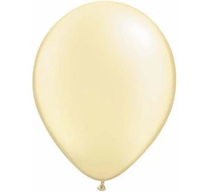 Balon QL 11", metalik kość słoniowa