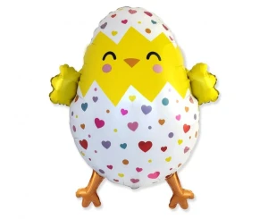 Balon foliowy Wielkanoc Wesoły Kurczak 60 cm