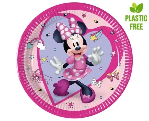 Talerzyki papierowe Myszka Minnie (Minnie Mouse) Junior 20 cm 8 szt.