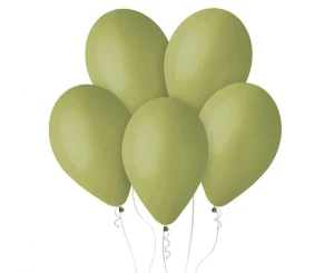 Balon lateksowy Pastel zielony oliwkowy 30 cm