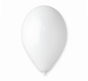 Balon lateksowy Pastel biały 25 cm