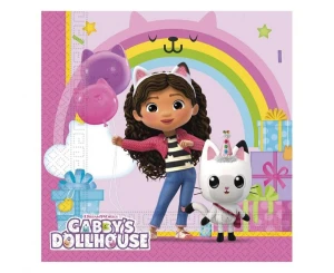 Serwetki papierowe Gabbys Dollhouse 33 x 33 cm 20 szt.