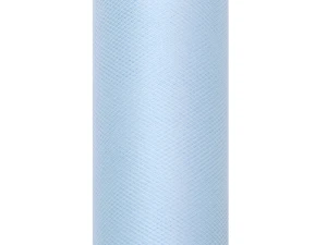 Tiul gładki błękitny 0,3 x 9 m
